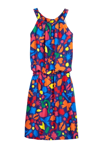 Harlequin Dropwaist Dress by Love Moschino