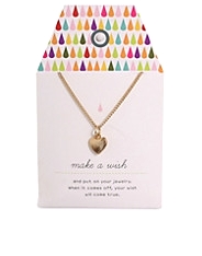 Heart Card Necklace