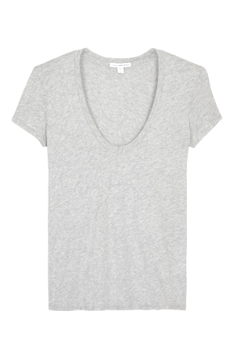 Heather Grey Short Sleeve Casual Tee by James Perse