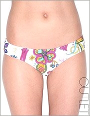 Hot Tuna Flower Print Bikini Briefs