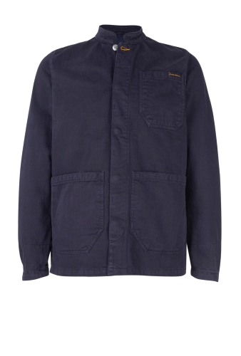 Indigo Overdye Tor Twill Work Jacket by Nudie Jeans