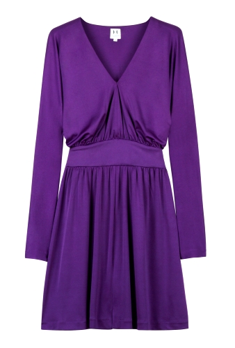 Iris Deep V Cocktail Dress by Halston Heritage