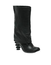 Irregular Choice Desserter Cuffed Heeled Boots