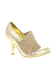 Irregular Choice Flick Flack Paisley Print Heeled Shoes