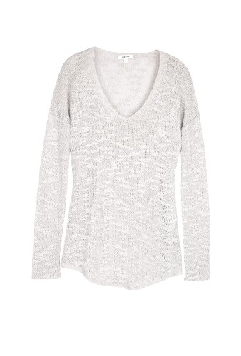 Irregular Silk Open Gauge Light Knit by Helmut Lang