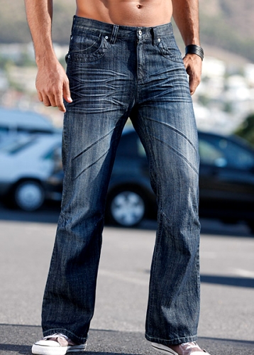 Jeans «Bootcut», längd 34
