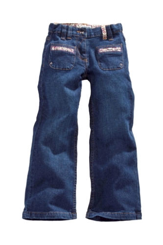 Jeans, standardvidd, flick