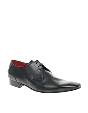 Jeffery West Black Line Square Toe Derby Shoes - 2