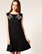 Jessica Ogden for ASOS Double Bow Dress