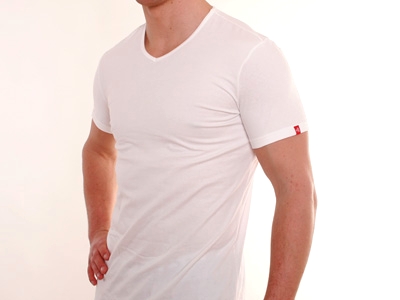 Jockey - 3D V-Neck T-shirt White