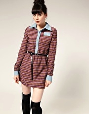 Johann Earl Check Dress