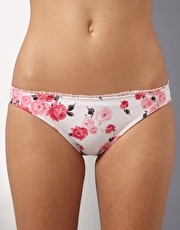 Juicy Couture Tea Rose Floral Classic Bikini Brief