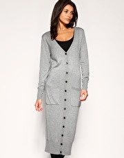 Just Female Extra Long Knit Cardigan