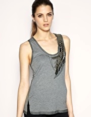 Karen Millen Deconstructed Sequin Vest