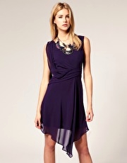 Karen Millen Fabulous Short Dress with Beaded Necklace