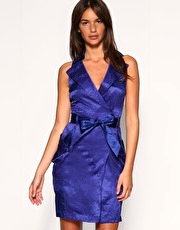 Karen Millen Jacquard Silk Shirt Dress