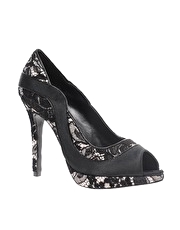 Karen Millen Modern Lace Court Shoes