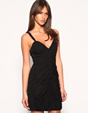 Karen Millen Shirred Drape Dress