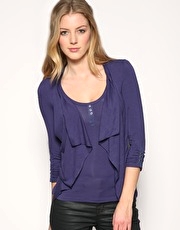 Karen Millen Waistcoat Front T-Shirt