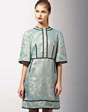 Karen Walker Edelweiss Lurex Linen Dress