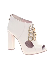Kat Maconie for Felder Felder Ophelia Peep Toe Heeled Shoe Boot