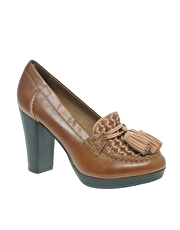 KG by Kurt Geiger Edie High Heel Loafers With Tassel Detail