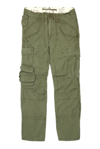 Khaki Cotton Army Cargo Pants by Polo Ralph Lauren