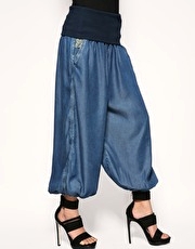 Killah Jersey Waisted Denim Hareem