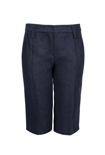 Knee Length Linen Tailored Shorts by Sonia by Sonia Rykiel
