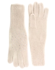 Knitted Pearl Gloves