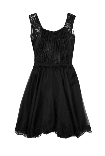 Lace Back A Line Dress by D&G Dolce & Gabbana