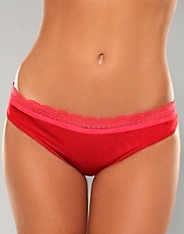 Lace & Sheen Thong