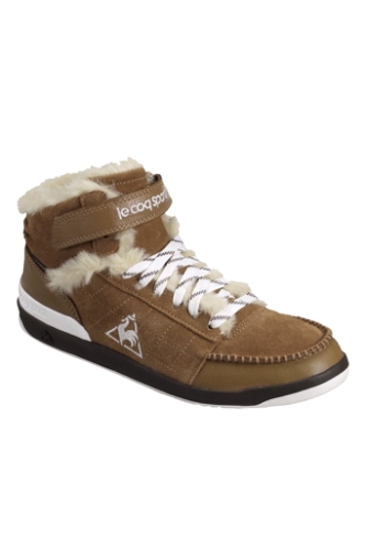 Le Coq Sportif varmfodrad känga i mocka, stl 36-41