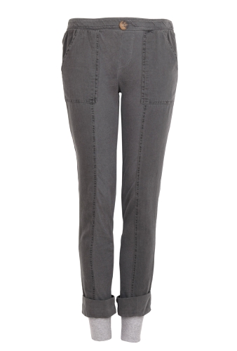 Lead Soft Twill Cuffed Easy Pants by Splendid