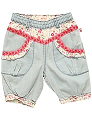 Leane Denim Capri Pants - 2