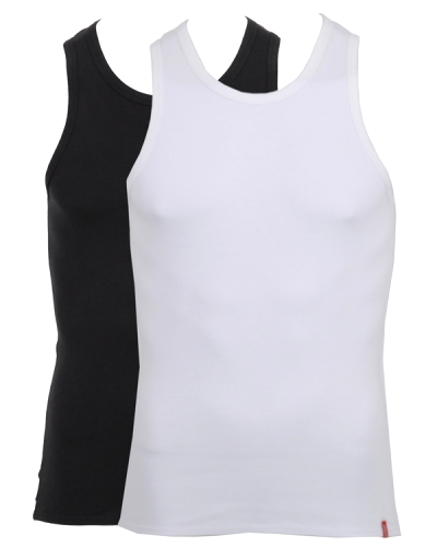 Levis 2-Pack Tank Top White/Black