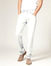 Levi's 501 Bleached Out Straight Jeans