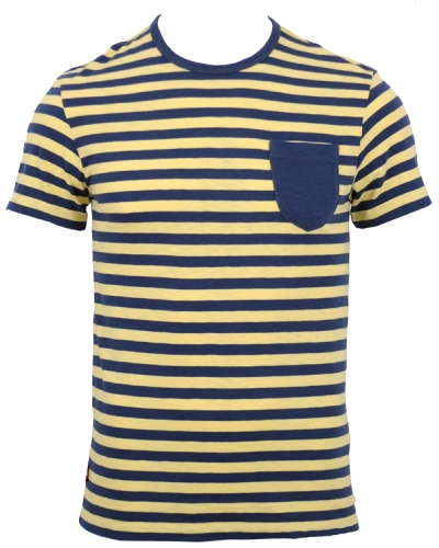 Levis SS Summer Stripes Tee Yellow