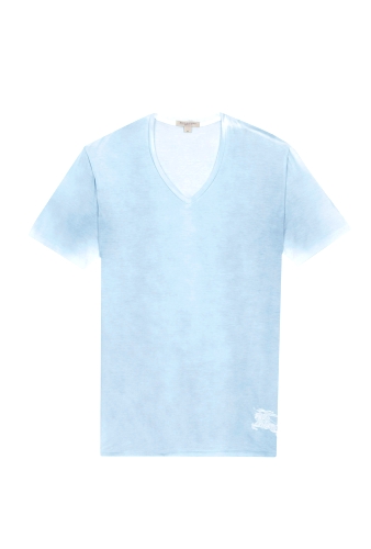 Light Blue Faded Wash Tee by Burberry