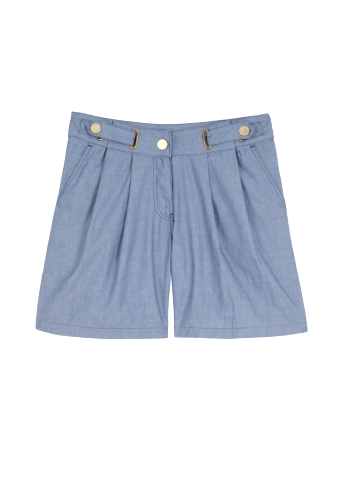 Light Blue Paper Bag Short by Mulberry