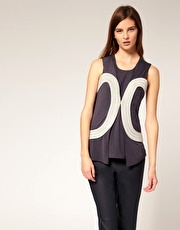 LiLee For ASOS Cord Trim Top