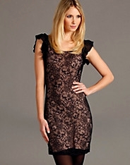 Lipsy Lace Deep Dress