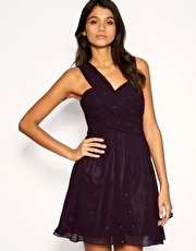 Lipsy Loves Pixie Lott Prom Dress With Diamante Embellishment