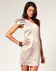 Lipsy Structure One Shoulder Dress