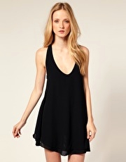 Lisa Jayne Dann Bow Back Layered Mini Dress