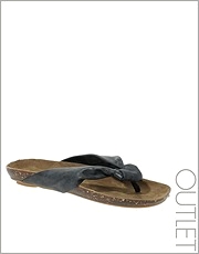 London Rebel Knotted Flip Flop