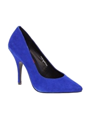 London Rebel Suede Court Shoe