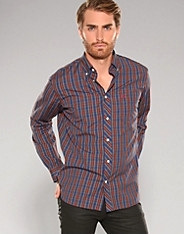 Long Sleeve Blue Tartan