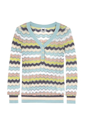 Long Sleeve Wave Sweater by M Missoni