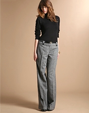 Long Tall Sally Tweed Wide Leg Trouser